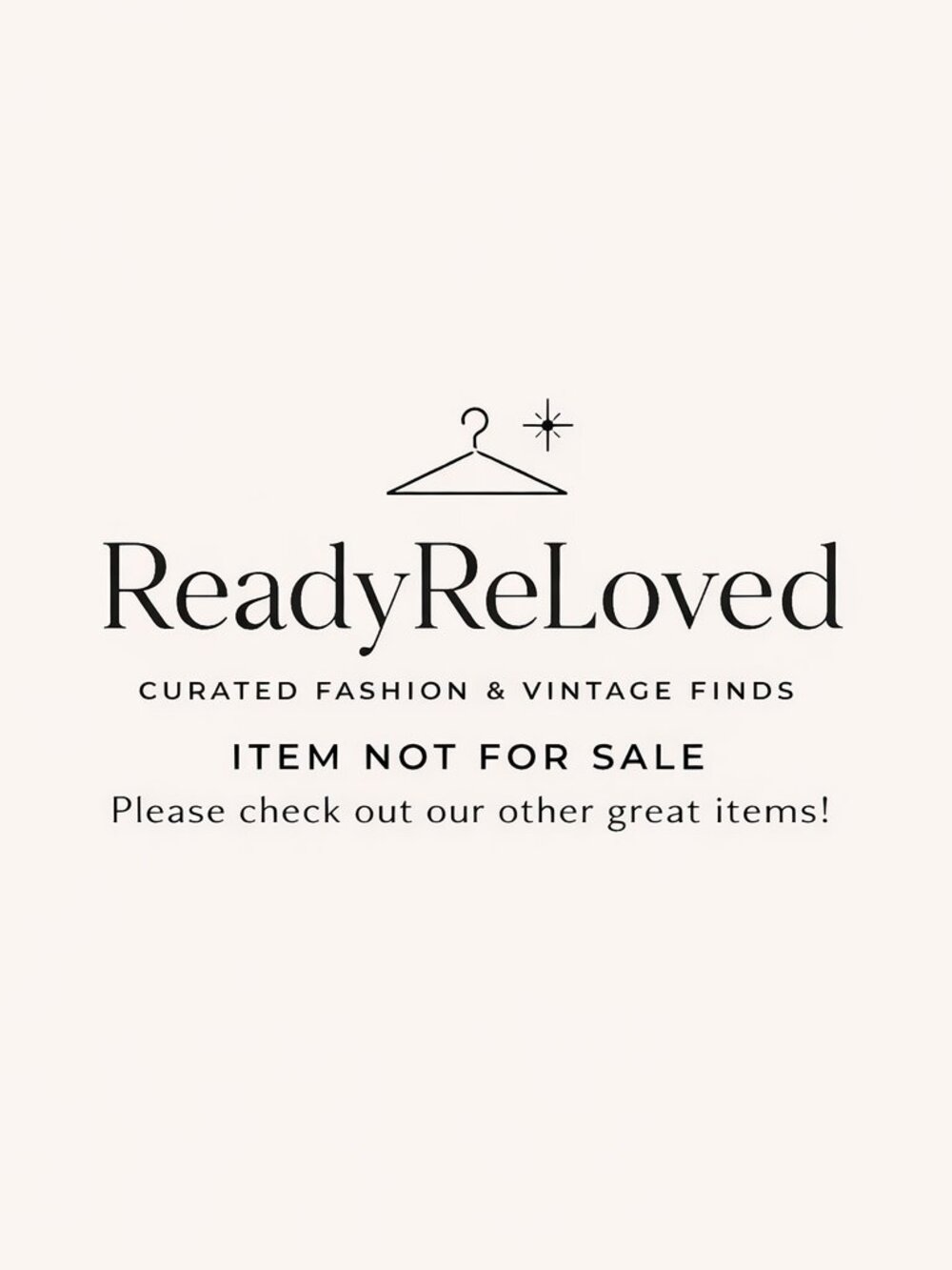 Not For Sale